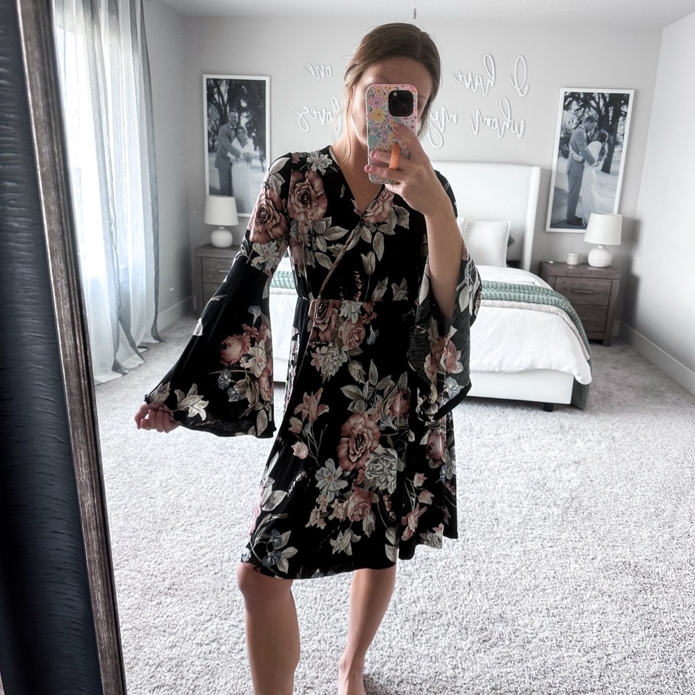 Flowy, Floral Dress